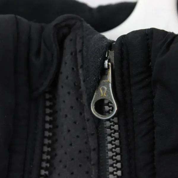 Lululemon Black Zip-Up Vest Women's Medium