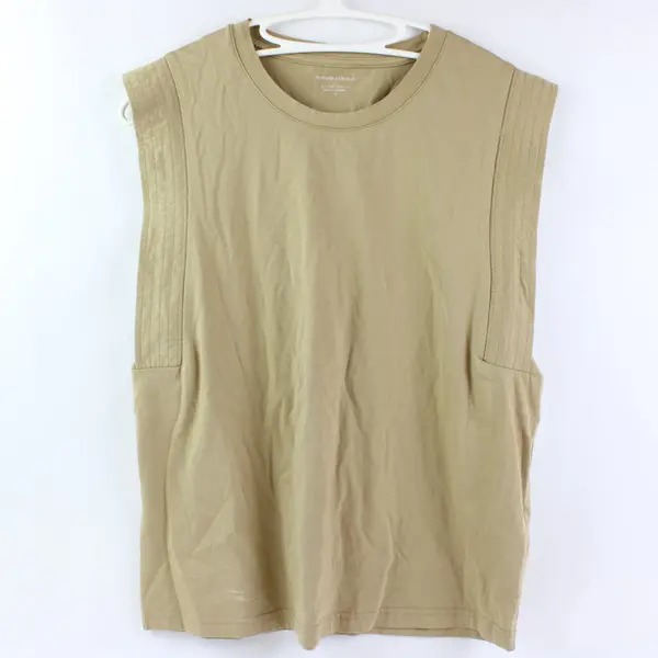 Banana Republic Womens Medium Beige Tan Sleeveless Tunic Top