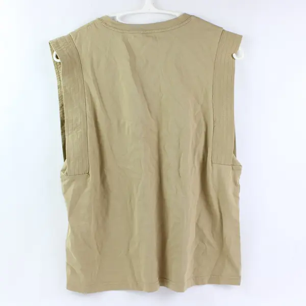 Banana Republic Womens Medium Beige Tan Sleeveless Tunic Top