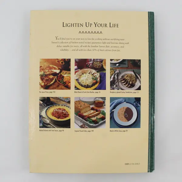 VTG The Best of Sunset Low-Fat Cook Book Editors of Sunset Books 1st Ed 1994 HC