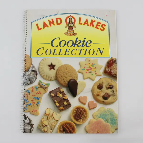 Vintage 1990 Land O Lakes Cookie Collection Spiral-Bound Paperback Good