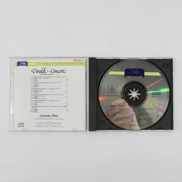 Vivaldi Concerti Camerata Bern CD Novalis Digital Recording