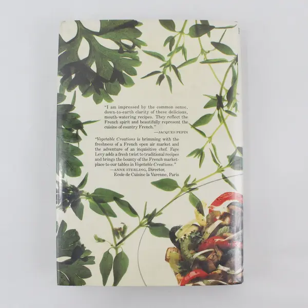 VTG Fresh from France Vegetable Creations by Faye Levy 1st Ed 1987 Ex-Lib HC DJ