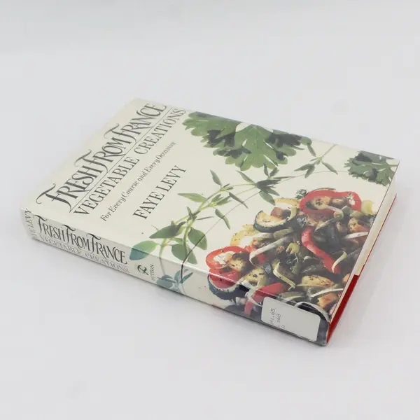VTG Fresh from France Vegetable Creations by Faye Levy 1st Ed 1987 Ex-Lib HC DJ
