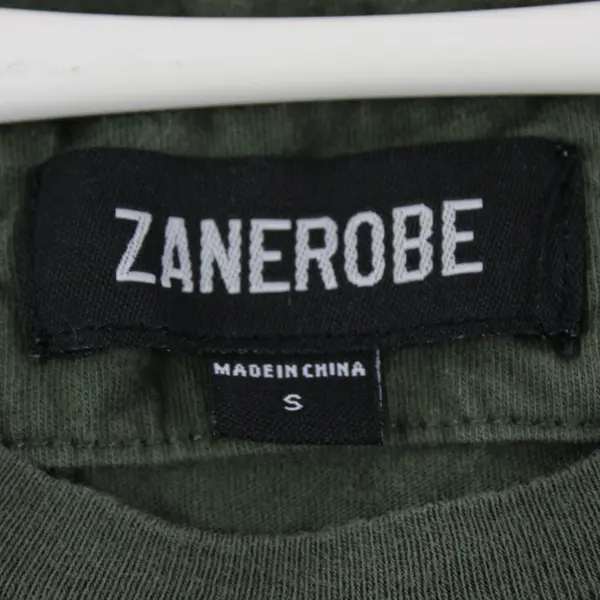 Zanerobe Men's Small Army Green Crew Neck T-Shirt