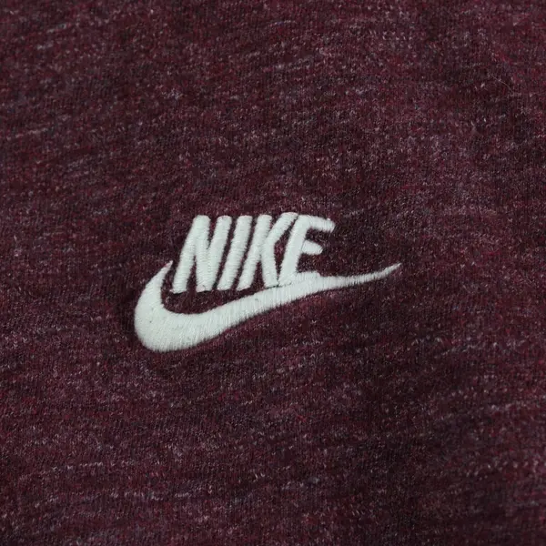 Nike Men's Small Burgundy Short Sleeve Ringer T-Shirt Sz S