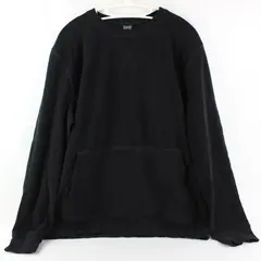 Mono B L Black Ribbed Crewneck Pullover Sweatshirt STYLE MTA087 PN#162774