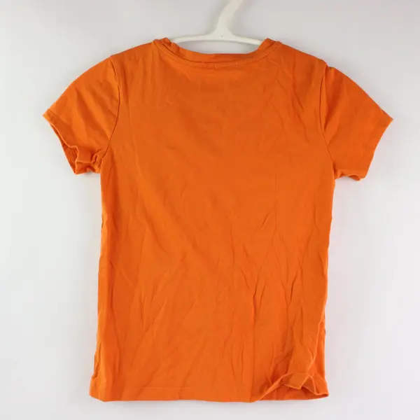 Wonder Nation Girls M 7-8 Wicked Cute Sequined Orange Halloween T-Shirt