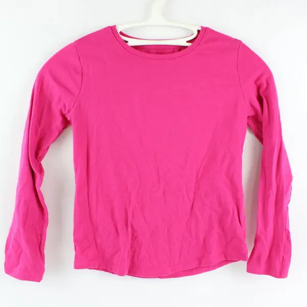 Wonder Nation Girls Hot Pink Long Sleeve T-Shirt Size M 7/8