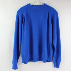Vintage Designers Originals Cobalt Blue Women's Quarter Zip Sweater Sz 44