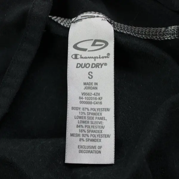 C9 Champion Men's Small Black Athletic Half-Zip Pullover Hoodie V9562-42H