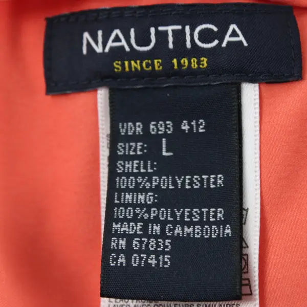 Nautica Men's Large Multicolor Reef Fish Print Board Shorts