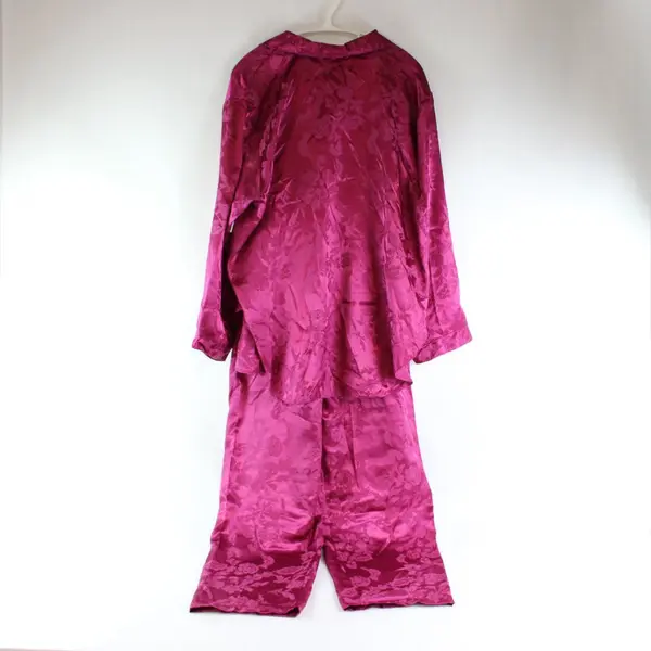 Erika Taylor Intimates Women's Large Fuchsia Floral Pajama Set