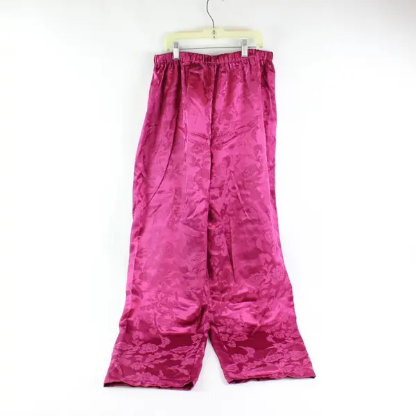Erika Taylor Intimates Women's Large Fuchsia Floral Pajama Set