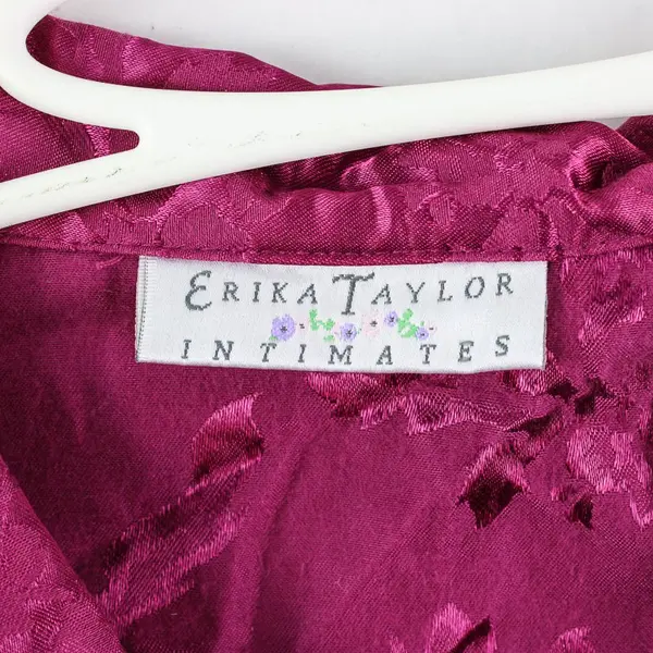 Erika Taylor Intimates Women's Large Fuchsia Floral Pajama Set