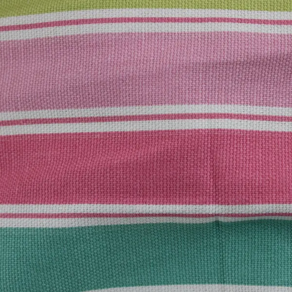 Pastel Multicolor Striped Canvas Fabric 3.75 Yds x 45in