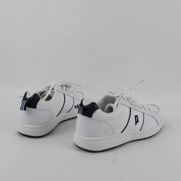 Prince Rule The Court White and Navy Tennis Shoes Men's 11 Vintage 