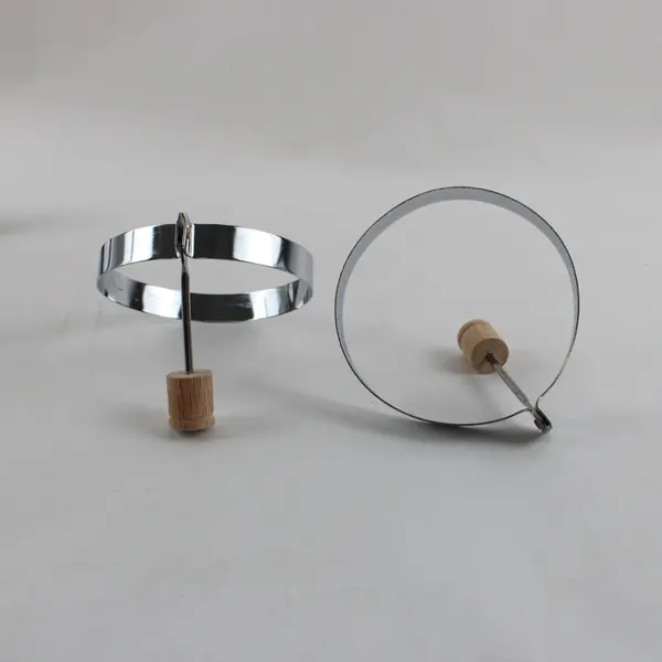 Norpro Cast Iron Bacon Grill Press Egg Pancake Ring Set #1399