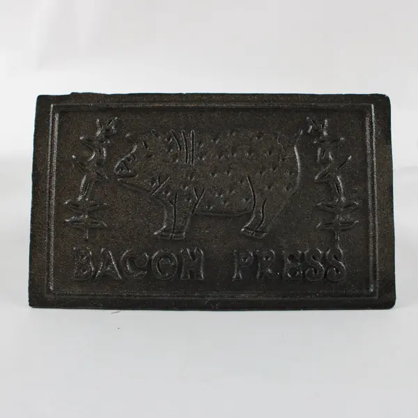 Norpro Cast Iron Bacon Grill Press Egg Pancake Ring Set #1399