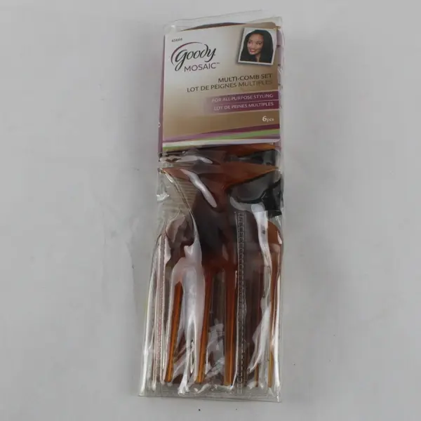 Goody Mosaic Multi-Comb Set 6 Piece All Purpose Styling Combs