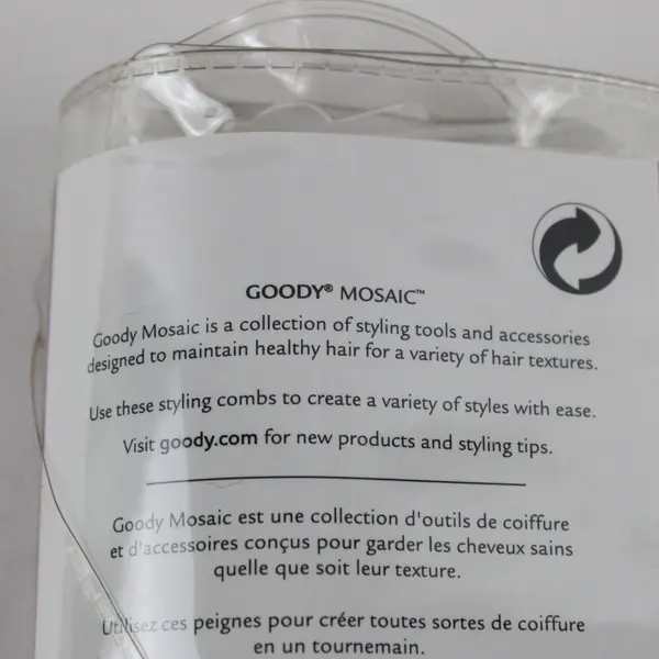 Goody Mosaic Multi-Comb Set 6 Piece All Purpose Styling Combs