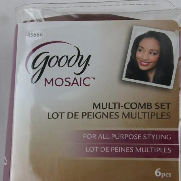 Goody Mosaic Multi-Comb Set 6 Piece All Purpose Styling Combs