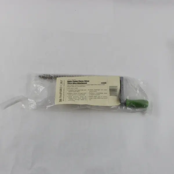 Pampered Chef 2433 Apple Peeler Corer Slicer Thick Slice Attachment New Open Box