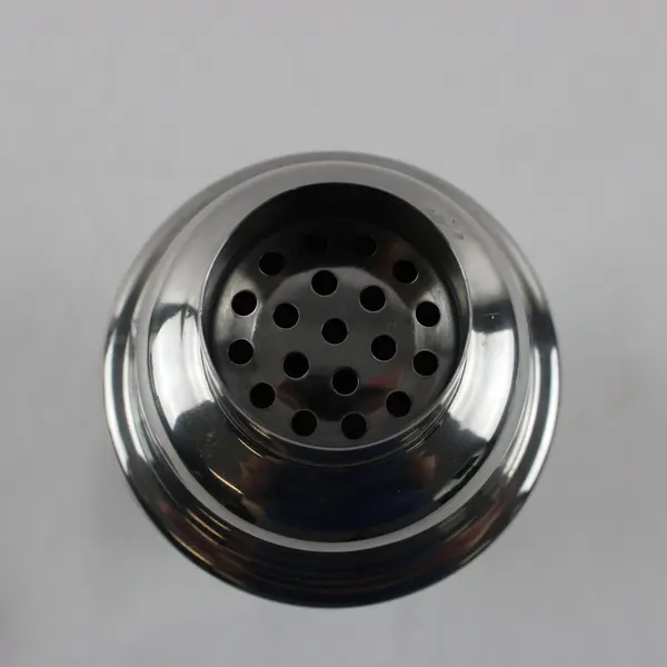 3-Piece Stainless Steel Cobbler Cocktail Shaker Barware Used