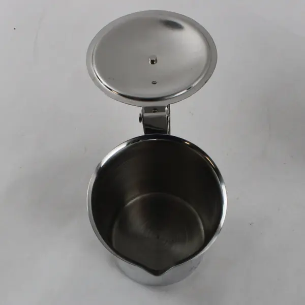Lot of 2 Stainless Steel Creamers 10 oz Krups Table Craft