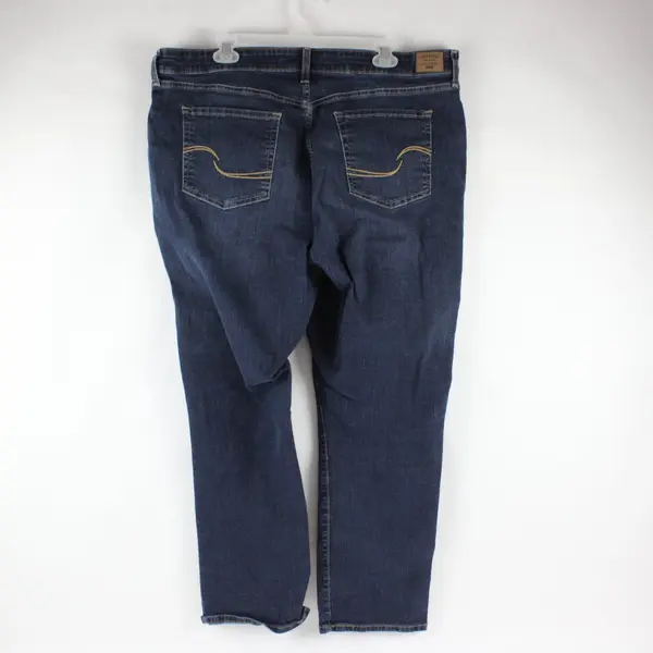 Levi Strauss Signature Gold Dark Wash Mid Rise Straight Jeans Womens 22S