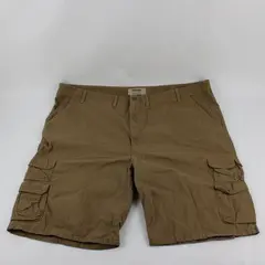 Wrangler Authentics Mens Brown Cargo Shorts Size 50