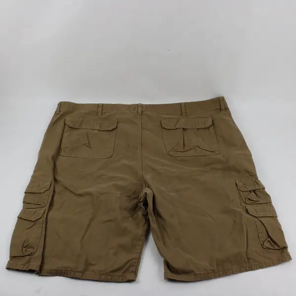 Wrangler Authentics Mens Brown Cargo Shorts Size 50