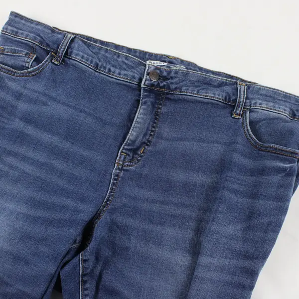 Old Navy Womens 22 Plus Rockstar Super Skinny High Rise Jeans Medium Wash