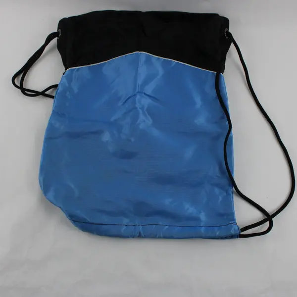 Nike Drawstring Gym Sack Bag Blue Black Nylon