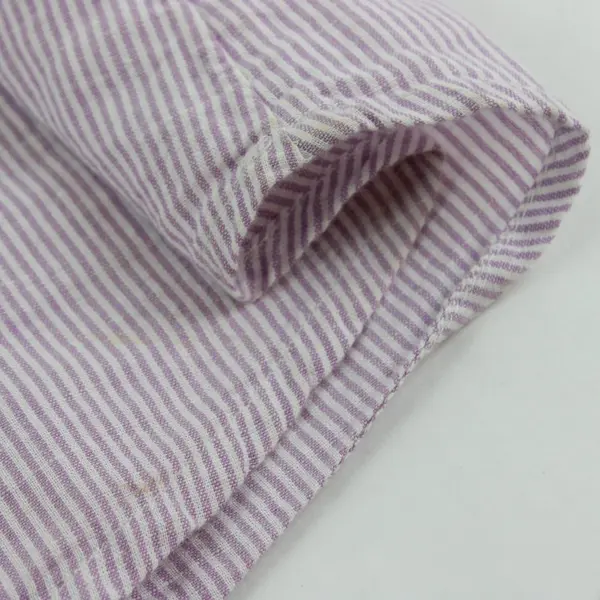 Chico's Purple White Pinstriped Sleeveless Blouse Tank Women's 2 12/14
