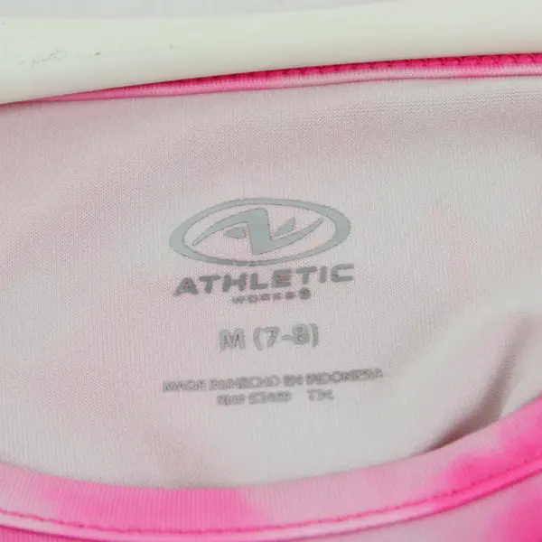 Athletic Works Girls Pink Tie Dye Racerback Dress M (7-8)