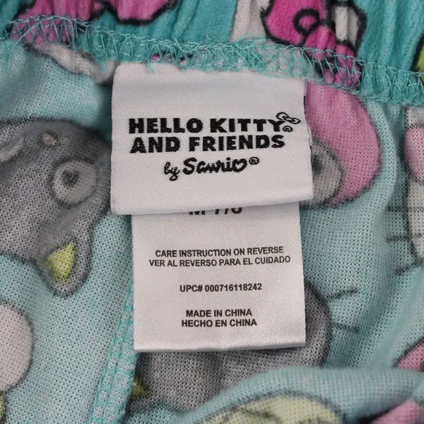 Hello Kitty and Friends by Sanrio Teal Sweatpants Children's Size M(7-8)
