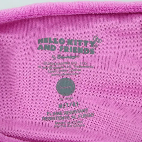 Sanrio Hello Kitty & Friends Pink Feelin' Happy Children's Sleep Shirt M (7-8)
