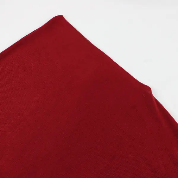 Women's Red Lightweight Fine-Knit Poncho Shawl OSFM Unbranded