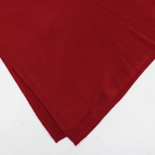 Women's Red Lightweight Fine-Knit Poncho Shawl OSFM Unbranded
