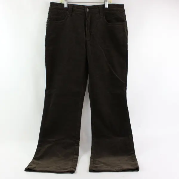FDJ French Dressing Women's Brown Corduroy Bootcut Pants Size 8