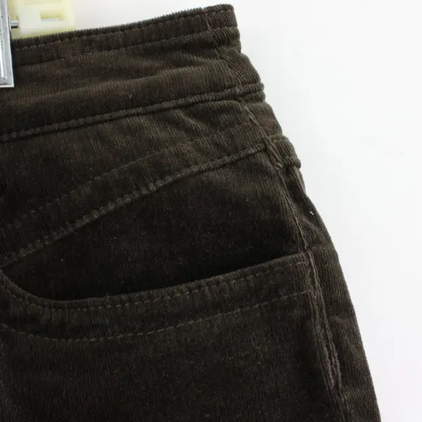 FDJ French Dressing Women's Brown Corduroy Bootcut Pants Size 8