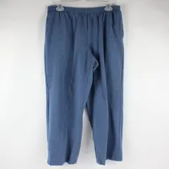 Alfred Dunner Women's 12 Blue Straight Leg Pull-On Pants Elastic Waist