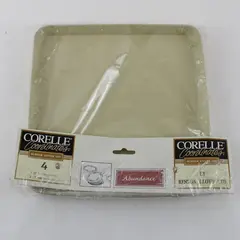 Vtg Corelle Coordinates Abundance Fruit Burner Covers 4-190-A Set 4 2x10 2x8
