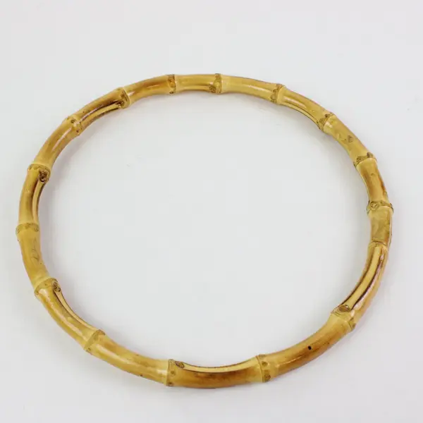 Lot of 4 Bamboo Bag Handles (2 new in pack) #A-2912-8  8"D