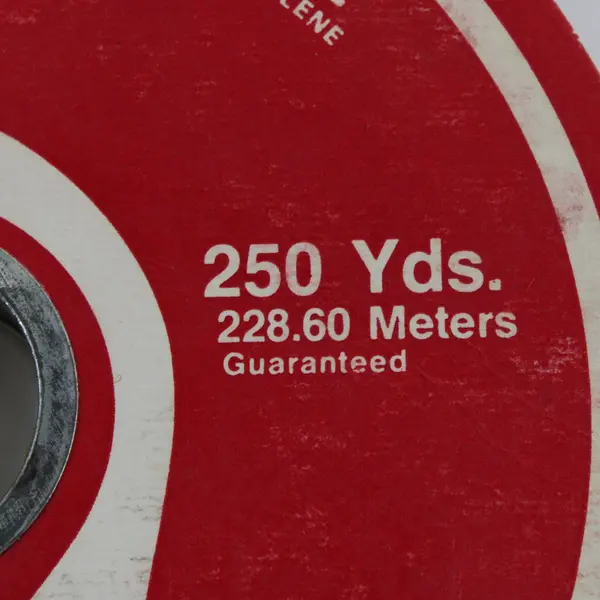 Lot of 2 Vintage Orange Ribbon Spools Lion Splendorette Acetate Polypropylene