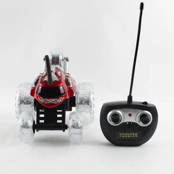 Sharper Image Thunder Tumbler RC Stunt Car Remote Control Red 360°