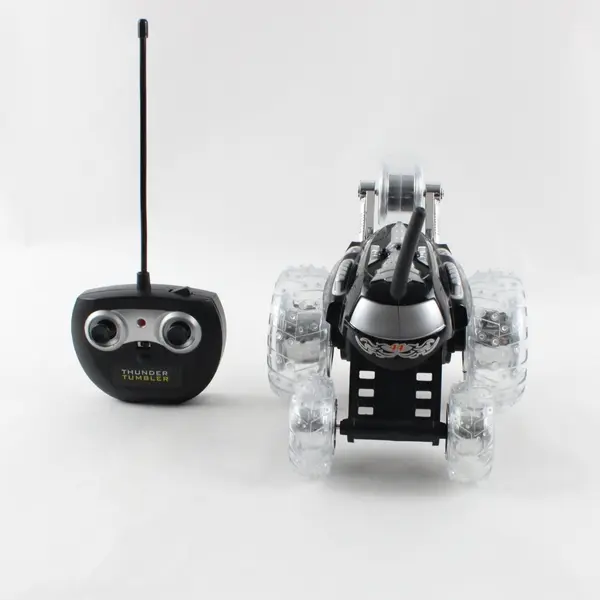 Sharper Image Thunder Tumbler RC Stunt Car Remote Control 360 Spin Black