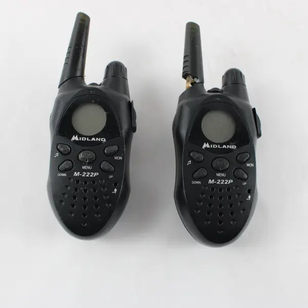 Midland M-222P Walkie Talkies 2-Way Radios Untested Parts Repair As-Is