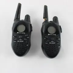 Midland M-222P Walkie Talkies 2-Way Radios Untested Parts Repair As-Is